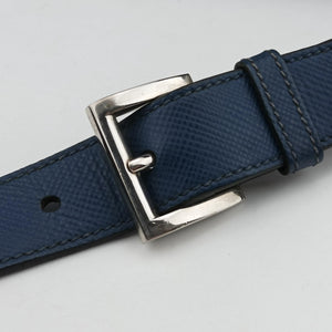 Pre-owned Prada NERO Blue SAFFIANO leather VA1066 shoulderbag | stylenewstar