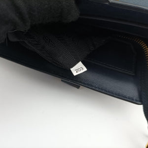 Secondhand Prada Monochrome Navy SAFFIANO Leather 1BA113 shoulderbag | stylenewstar
