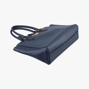 Secondhand Prada Monochrome Navy SAFFIANO Leather 1BA113 shoulderbag | stylenewstar