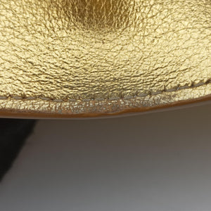 Pre-owned Yves Saint Laurent KATE Golden Leather 377829 shoulderbag | stylenewstar