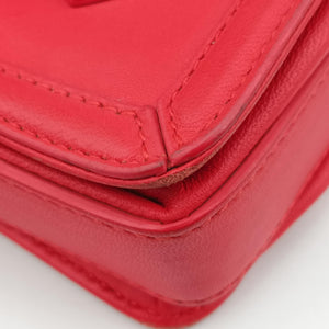 Pre-owned Bottega Veneta Intrecciato Nappa Rialto Red Leather shoulderbag | stylenewstar