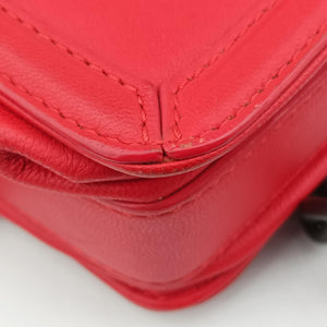 Pre-owned Bottega Veneta Intrecciato Nappa Rialto Red Leather shoulderbag | stylenewstar