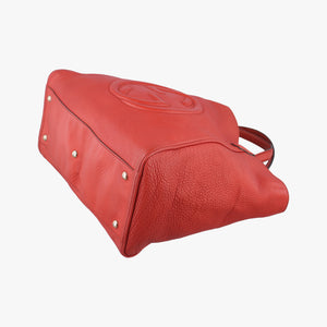 Pre-owned Gucci Soho Red Leather 282309 shoulderbag | stylenewstar