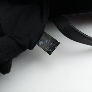 Pre-owned Gucci Horsebit pattern studs Black Leather 286304 handbag | stylenewstar