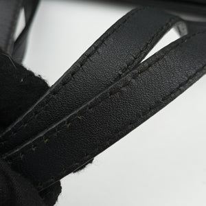 Pre-owned Gucci Horsebit pattern studs Black Leather 286304 handbag | stylenewstar