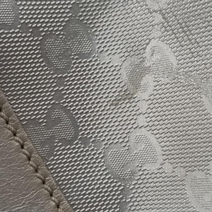 Vintage Gucci GG plus Spring Joy GG Supreme Silver PVC coated canvas 203696 bostonbag | stylenewstar