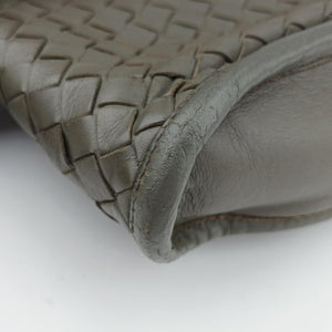 Pre-owned Bottega Veneta Intrecciato Olive Green lambskin handbag | stylenewstar