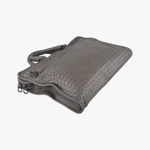 Pre-owned Bottega Veneta Intrecciato Olive Green lambskin handbag | stylenewstar