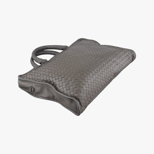 Pre-owned Bottega Veneta Intrecciato Olive Green lambskin handbag | stylenewstar