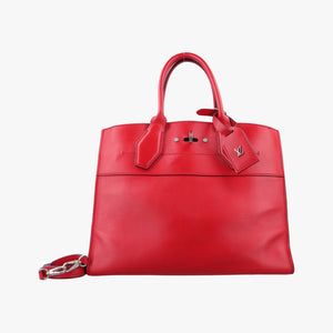 Secondhand Louis Vuitton City Steamer MM RUBIS Leather M51027 shoulderbag | stylenewstar