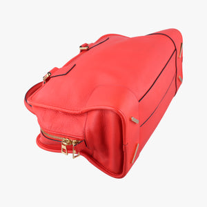 Pre-owned Loewe Amazona36 Red Leather shoulderbag | stylenewstar