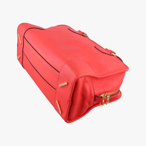 Pre-owned Loewe Amazona36 Red Leather shoulderbag | stylenewstar