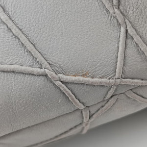 Pre-owned Christian Dior Granville Grey lambskin shoulderbag | stylenewstar