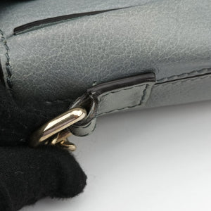 Pre-owned Chloe FAYE mini Grey leather backpack/rucksack | stylenewstar