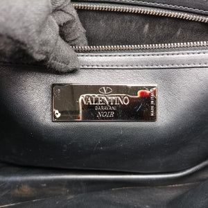 Vintage Valentino Rockstud Black Leather shoulderbag | stylenewstar