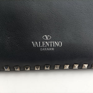 Vintage Valentino Rockstud Black Leather shoulderbag | stylenewstar