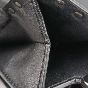 Vintage Valentino Rockstud Black Leather shoulderbag | stylenewstar