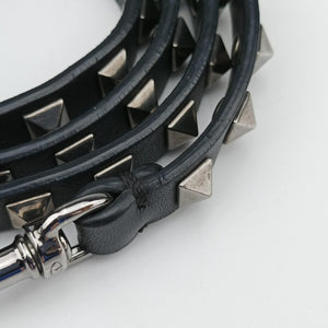 Vintage Valentino Rockstud Black Leather shoulderbag | stylenewstar