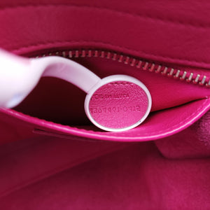 Pre-owned Yves Saint Laurent BABY CABAS Pink Leather 394461 shoulderbag | stylenewstar