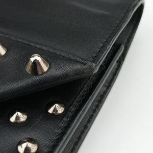 Pre-owned Yves Saint Laurent Betty Black Leather 315680 shoulderbag | stylenewstar