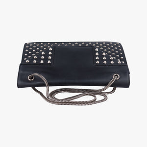 Pre-owned Yves Saint Laurent Betty Black Leather 315680 shoulderbag | stylenewstar