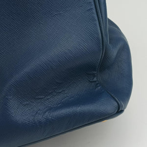 Vintage Prada Galleria Blue SAFFIANO Leather BN2274 handbag | stylenewstar