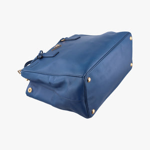 Vintage Prada Galleria Blue SAFFIANO Leather BN2274 handbag | stylenewstar