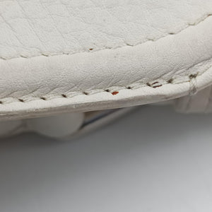 Pre-owned Gucci GG Neoprene White Leather 241101 shoulderbag | stylenewstar