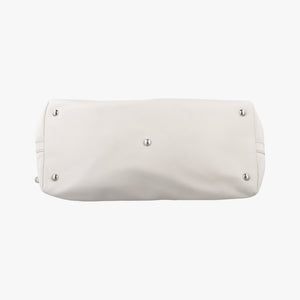 Pre-owned Gucci GG Neoprene White Leather 241101 shoulderbag | stylenewstar