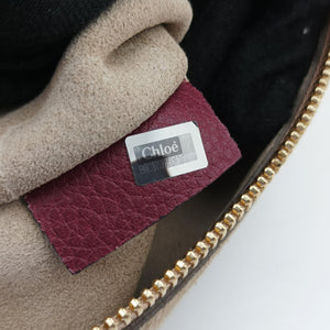 Pre-owned Chloe FAYE Bordeaux Leather shoulderbag | stylenewstar