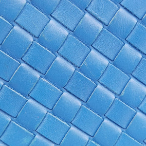 Secondhand Bottega Veneta Intrecciato Blue lambskin shoulderbag | stylenewstar