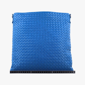 Secondhand Bottega Veneta Intrecciato Blue lambskin shoulderbag | stylenewstar