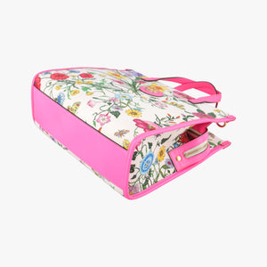 Pre-owned Gucci Flora Multicolour Canvas 550141 shoulderbag | stylenewstar