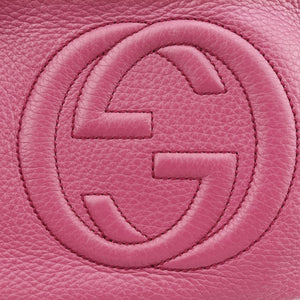 Pre-owned Gucci Soho Purple Leather 308364 shoulderbag | stylenewstar