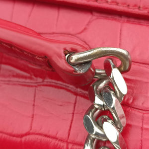 Pre-owned Yves Saint Laurent SUNSET Red Leather 442906 shoulderbag | stylenewstar