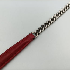 Pre-owned Yves Saint Laurent SUNSET Red Leather 442906 shoulderbag | stylenewstar