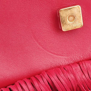 Vintage Fendi BAGUETTE Red Leather 8BR600 shoulderbag | stylenewstar