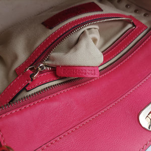 Pre-owned Valentino Rockstud Pink Leather shoulderbag | stylenewstar