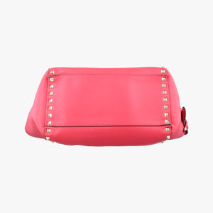 Pre-owned Valentino Rockstud Pink Leather shoulderbag | stylenewstar