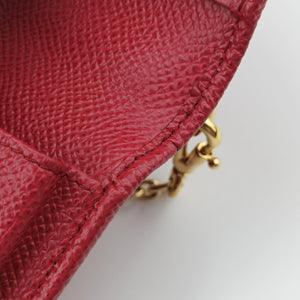 Pre-owned Dolce & Gabbana SICILY Red Leather shoulderbag | stylenewstar