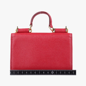Pre-owned Dolce & Gabbana SICILY Red Leather shoulderbag | stylenewstar