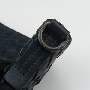 Pre-owned Bottega Veneta Intrecciato Black lambskin shoulderbag | stylenewstar