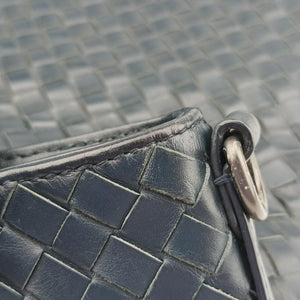 Pre-owned Bottega Veneta Intrecciato Black lambskin shoulderbag | stylenewstar