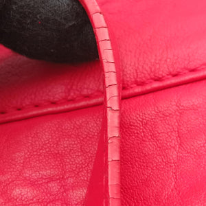 Vintage Fendi Mia Flap Red Leather 8BT163 shoulderbag | stylenewstar