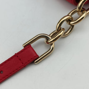 Vintage Fendi Mia Flap Red Leather 8BT163 shoulderbag | stylenewstar