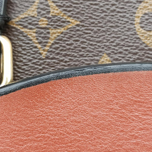 Pre-owned Louis Vuitton TUILERIES tote brown×CARAMEL Monogram Canvas×calf leather M41456 shoulderbag | stylenewstar