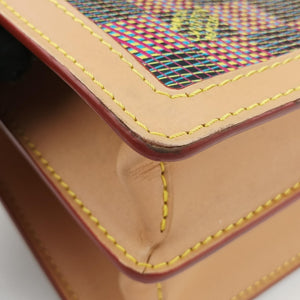 Pre-owned Louis Vuitton LV Pop Dauphine MM Beige x Multicolor Monogram Canvas M55452 shoulderbag | stylenewstar