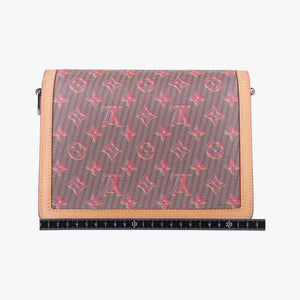Pre-owned Louis Vuitton LV Pop Dauphine MM Beige x Multicolor Monogram Canvas M55452 shoulderbag | stylenewstar