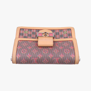 Pre-owned Louis Vuitton LV Pop Dauphine MM Beige x Multicolor Monogram Canvas M55452 shoulderbag | stylenewstar