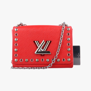 Pre-owned Louis Vuitton Twist MM red epi M54269 shoulderbag | stylenewstar